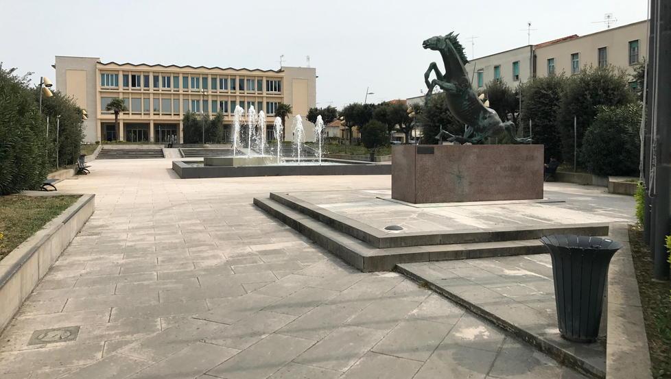Una veduta di piazza del Risorgimento