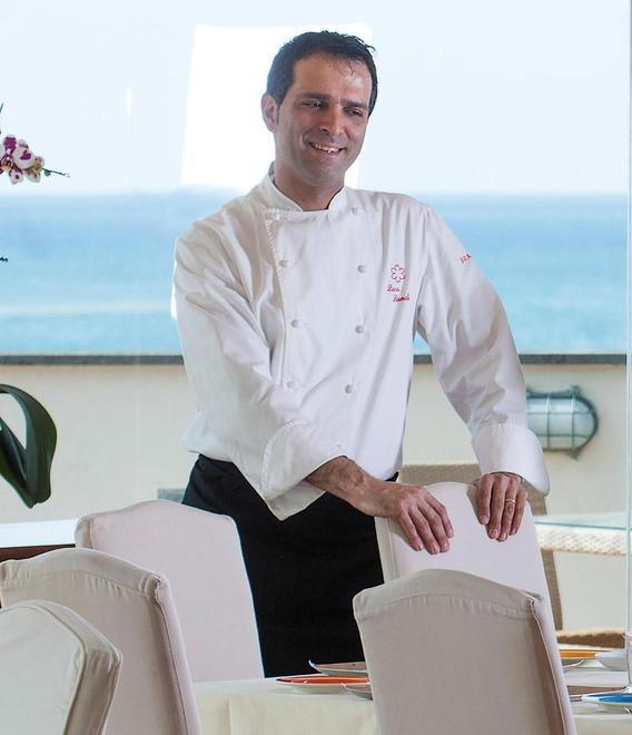 Lo chef Luca Landi del ristorante Lunasia