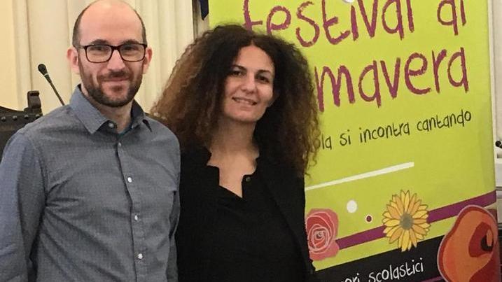 L'organizzatore Marco Fornasier con l'assessore De Paola