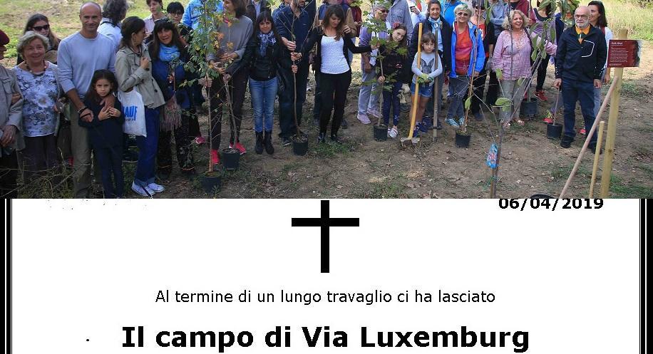 Reggio Emilia, contro il cantiere del Conad gli ambientalisti organizzano il funerale di via Luxemburg 