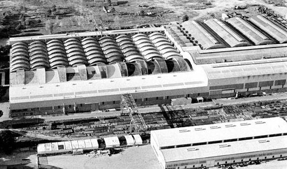 Gli stabilimenti del Nuovo Pignone in una foto di anni fa