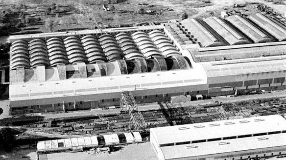 Gli stabilimenti del Nuovo Pignone in una foto di anni fa