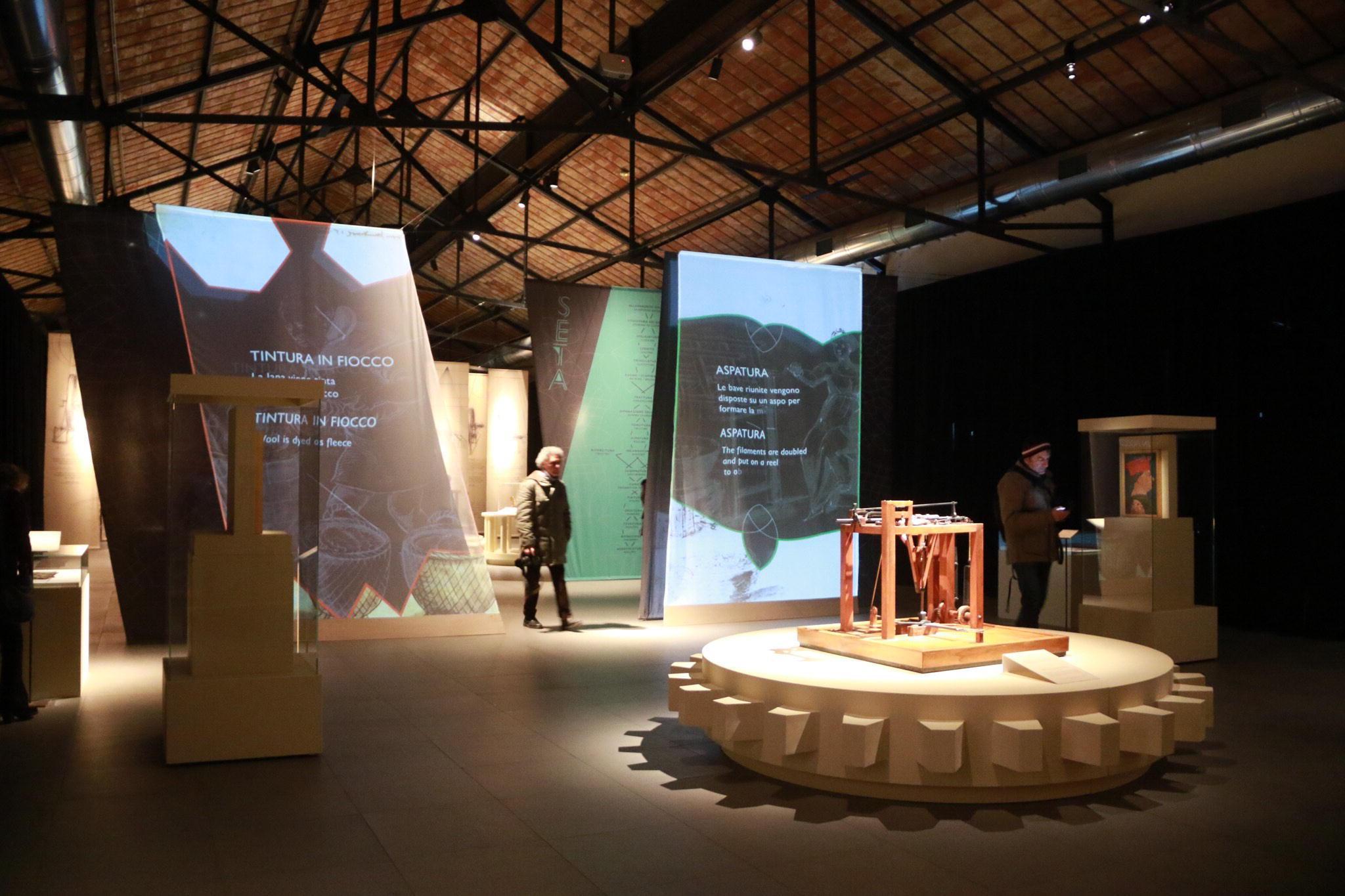 L'interno del Museo Leonardiano a Vinci