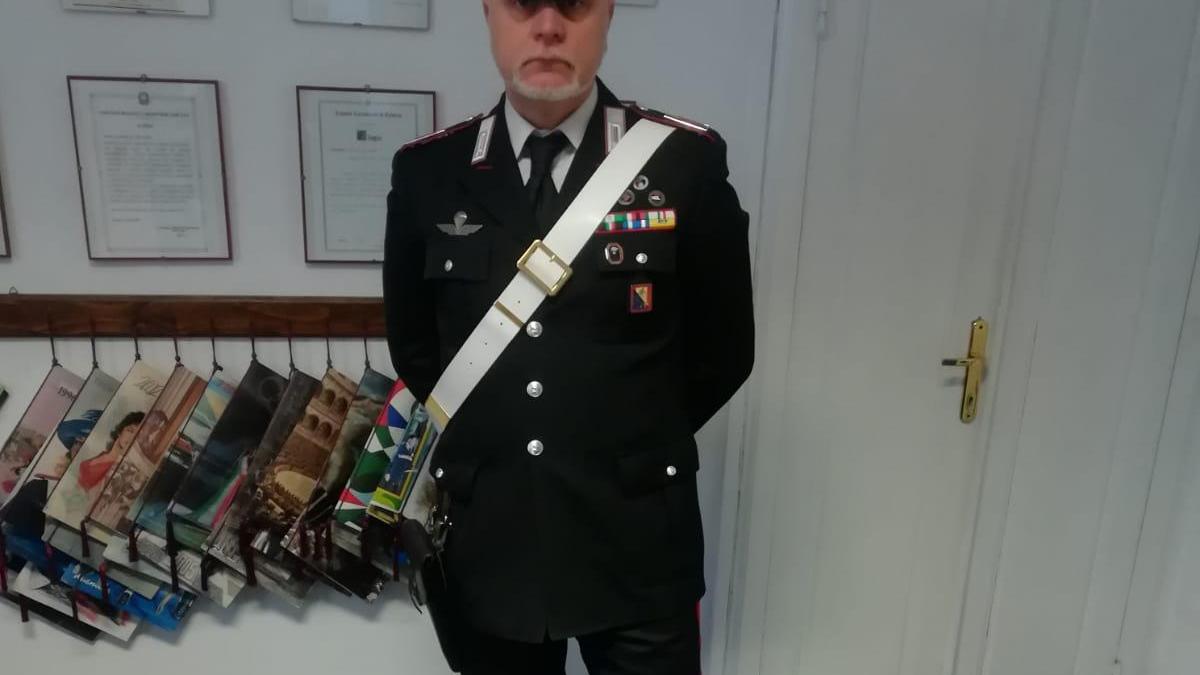 Gli oggetti recuperati dai carabinieri