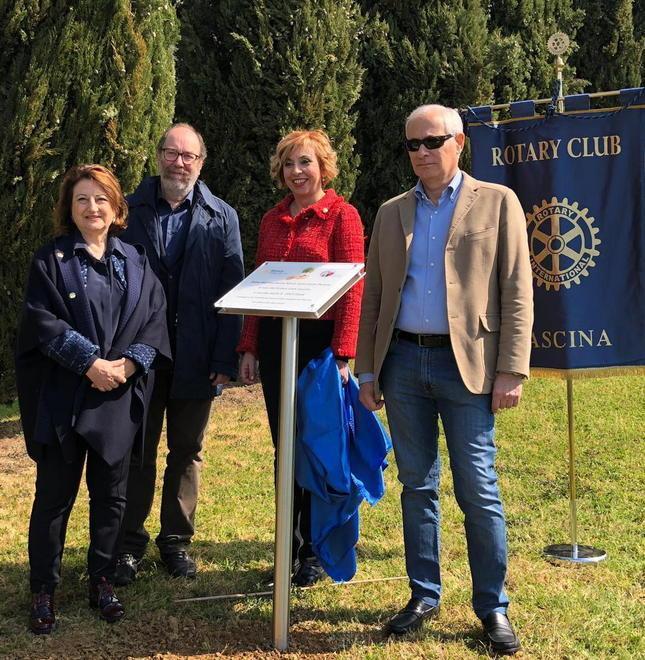 Alla Certosa la donazione degli ulivi del Rotary