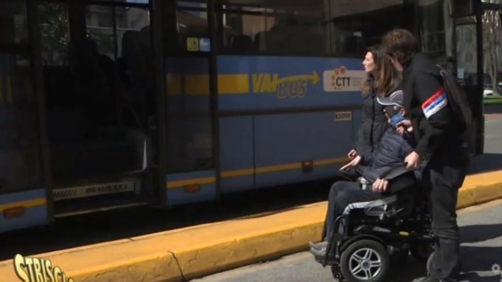 A “Striscia” il calvario dei disabili