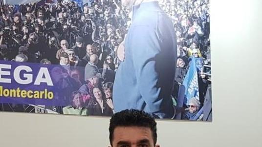 Damiano Simonetti in corsa a Gallicano