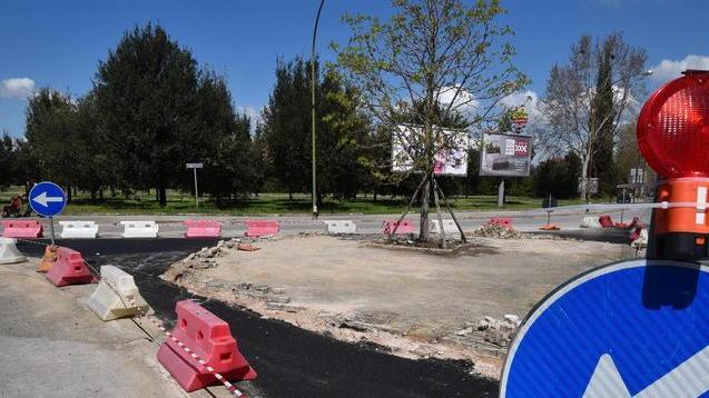Rotatoria in via Andorra e via Senese Lavori partiti