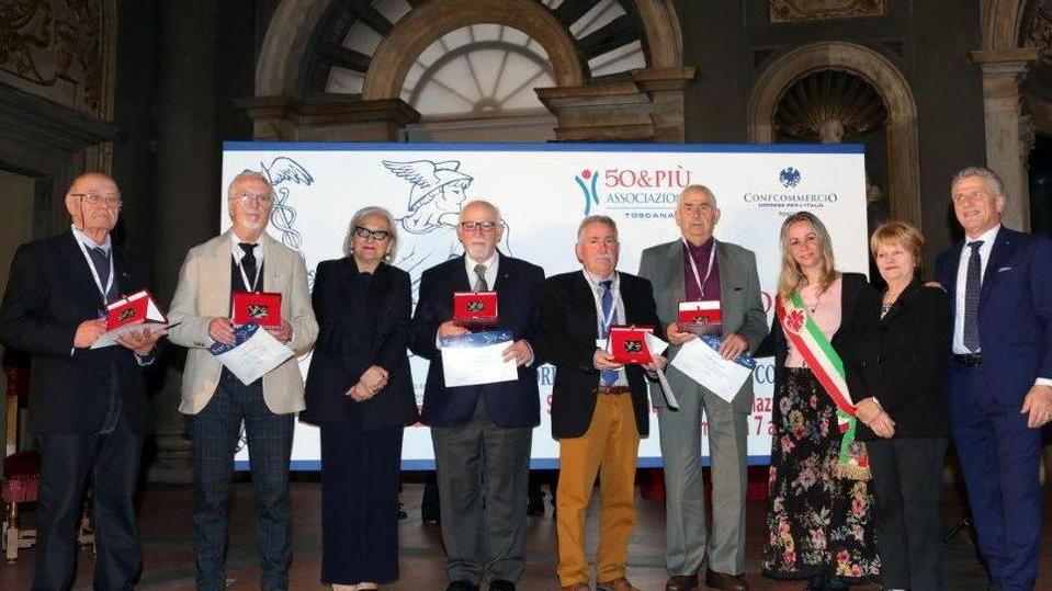 Cinque imprenditori premiati a Firenze con il Mercurio 50&Più