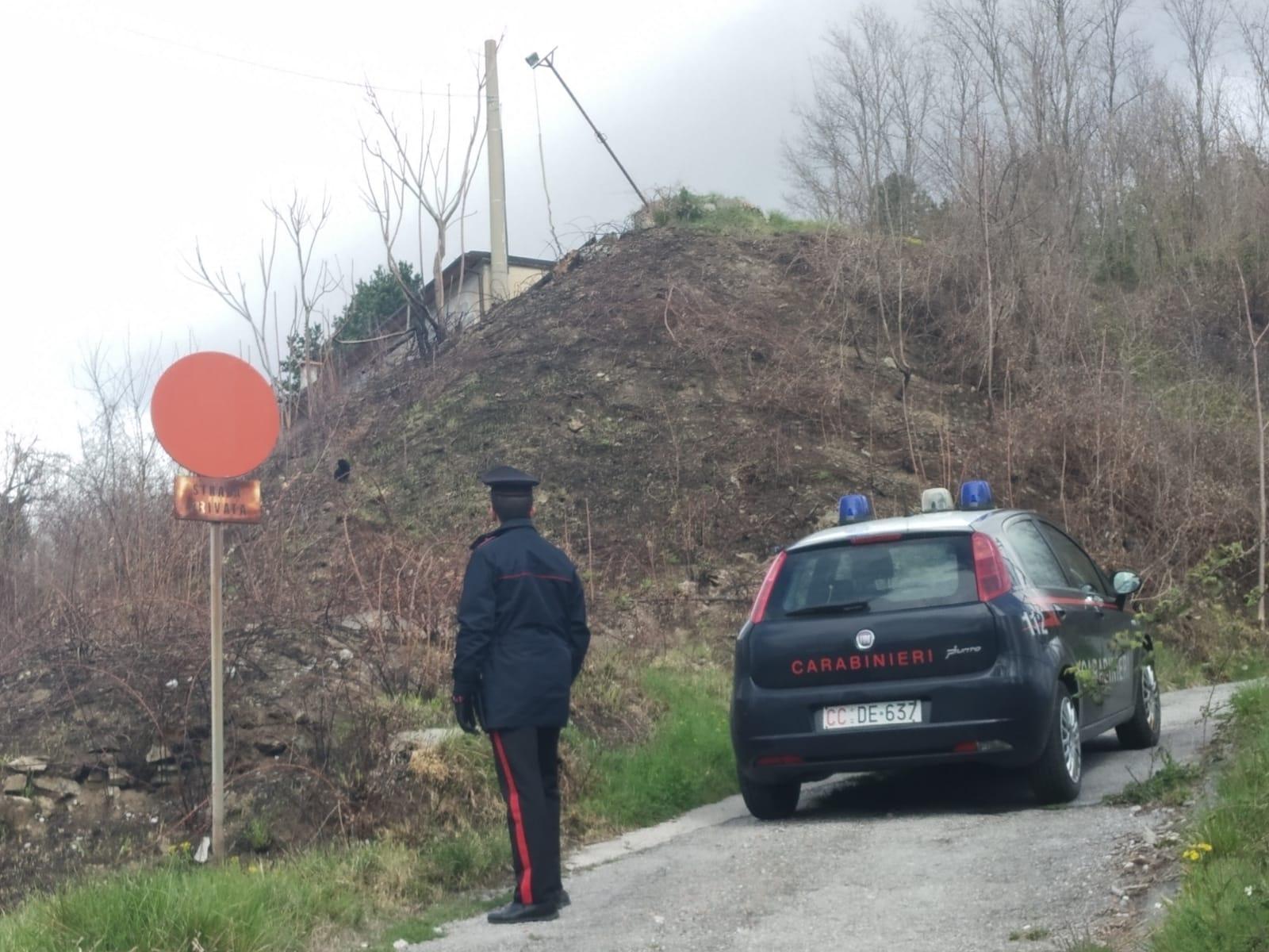 I controlli dei carabinieri nella zona di Crespole