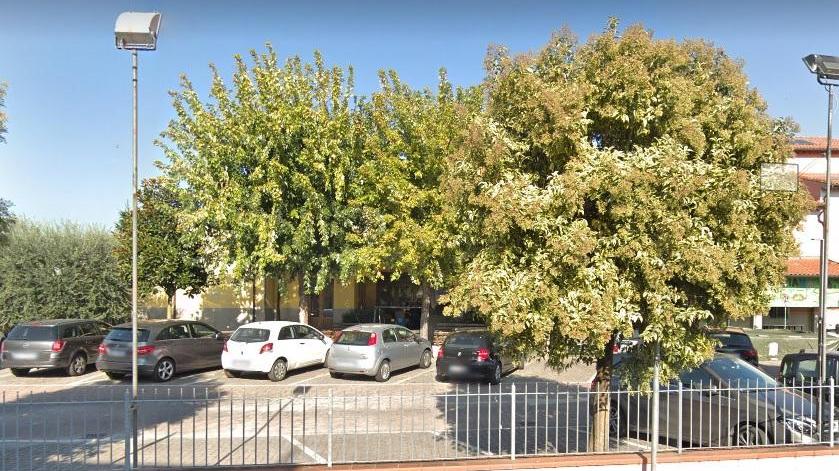 L'ingresso dell'asilo nido "Tamburino magico" di Tobbiana
