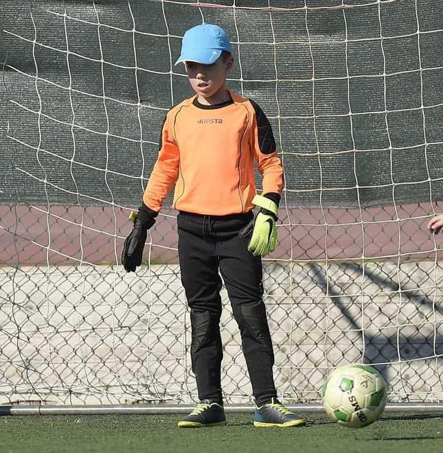 Edoardo Talisi, (classe 2011) portiere dei giovanissimi della Scintilla