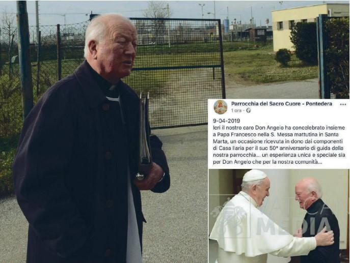 Don Angelo Cuter incontra Papa Francesco 