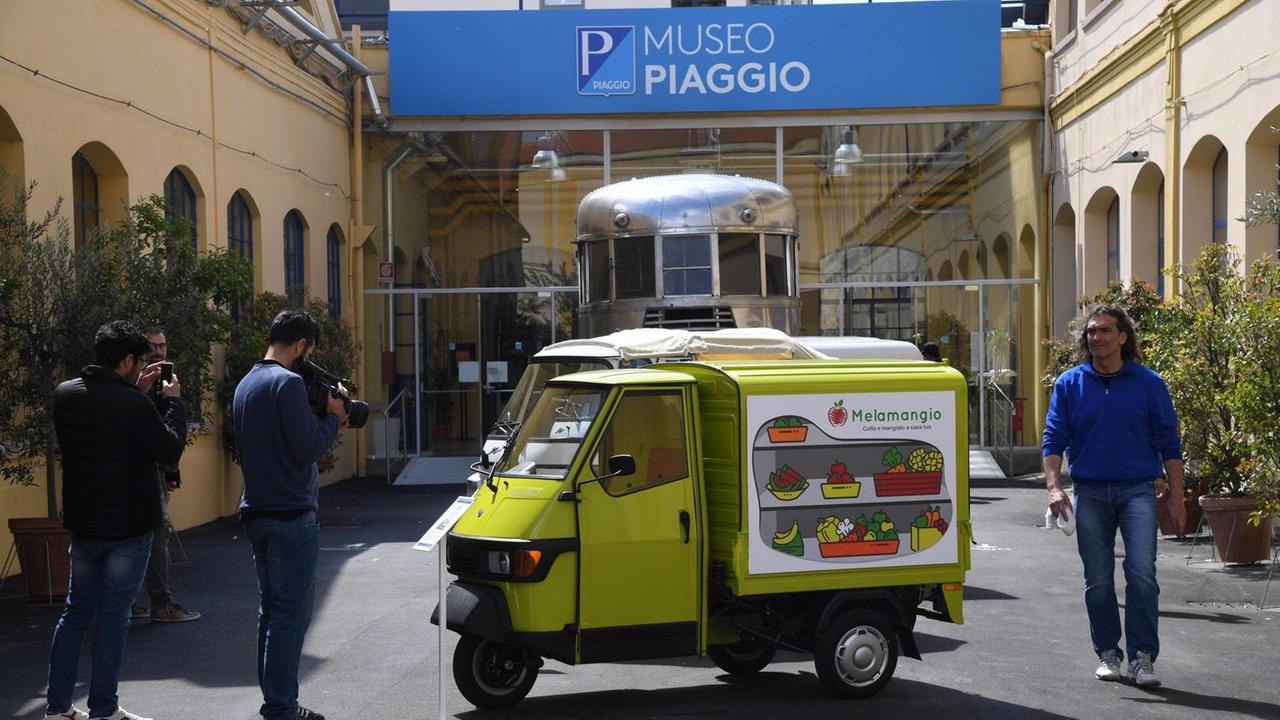 L'Ape Piaggio delivery al Museo di Pontedera