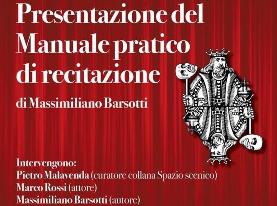 Un libro sulla recitazione di Massimiliano Barsotti