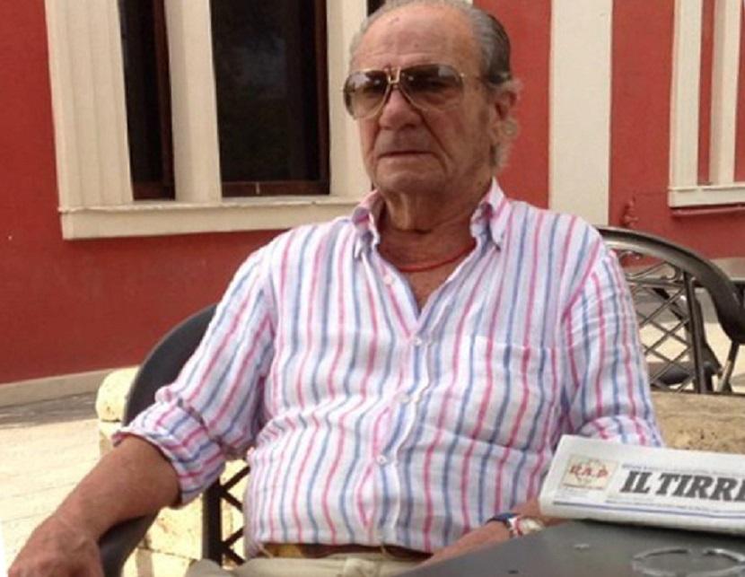 Dino Magagnini in un momento di relax in famiglia