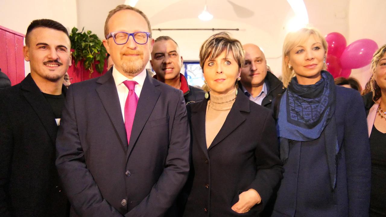 Inaugurato in via Magnolfi il comitato elettorale del candidato sindaco Daniele Spada (foto Batavia)