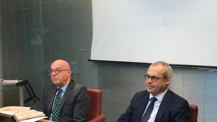Da sinistra Daniele Salvadori e l’avvocato Nicola Luigi Giorgi