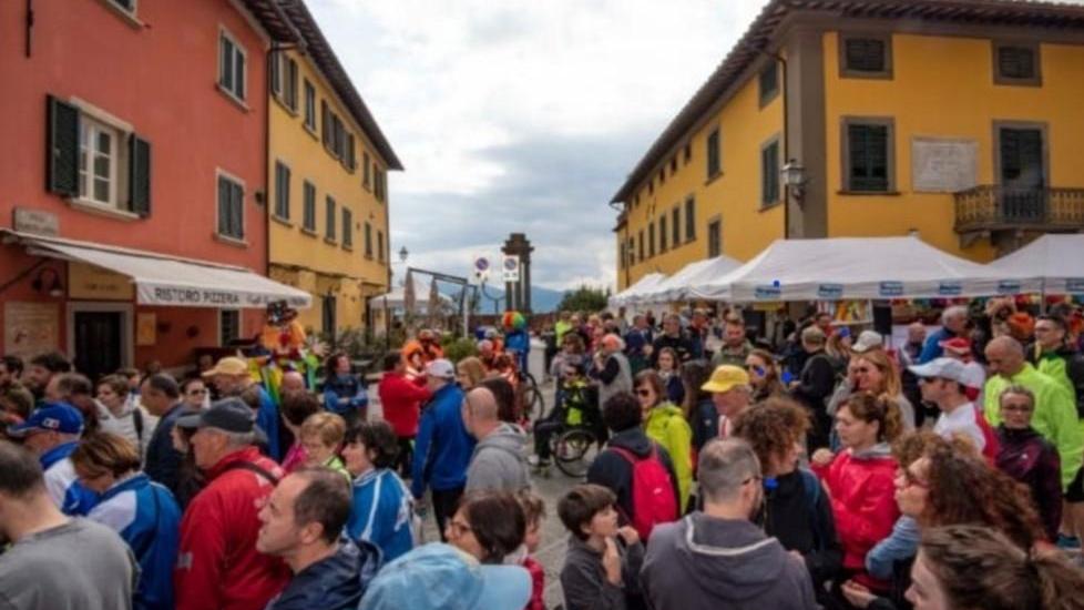 Dei Marciatori Fidas di Fornaci il gruppo più numeroso Ben 127 quelli schierati al via