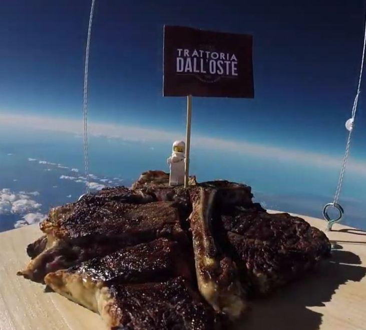 Un razzo modenese porta una bistecca a 31,57 km di altezza
