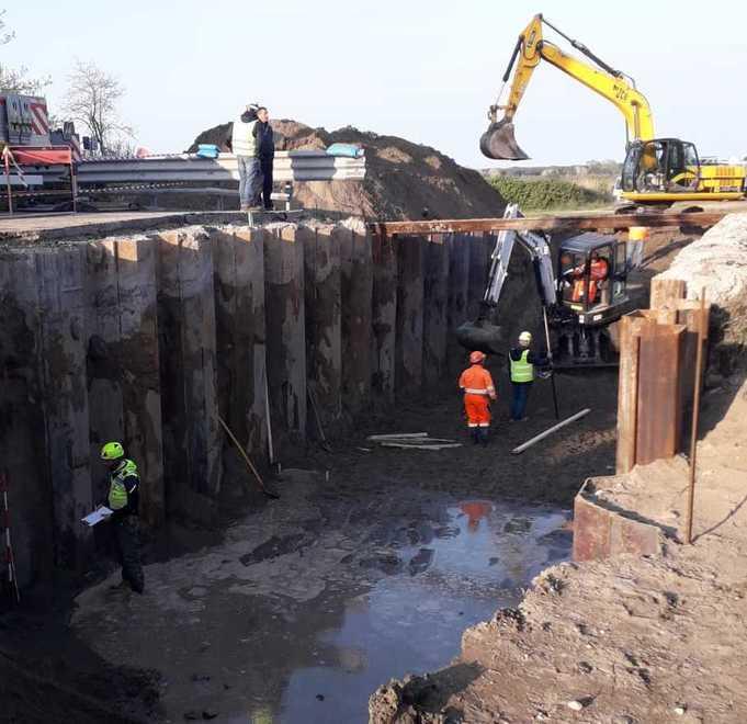 Scavo finito per il sottopasso La Romea riaperta al traffico