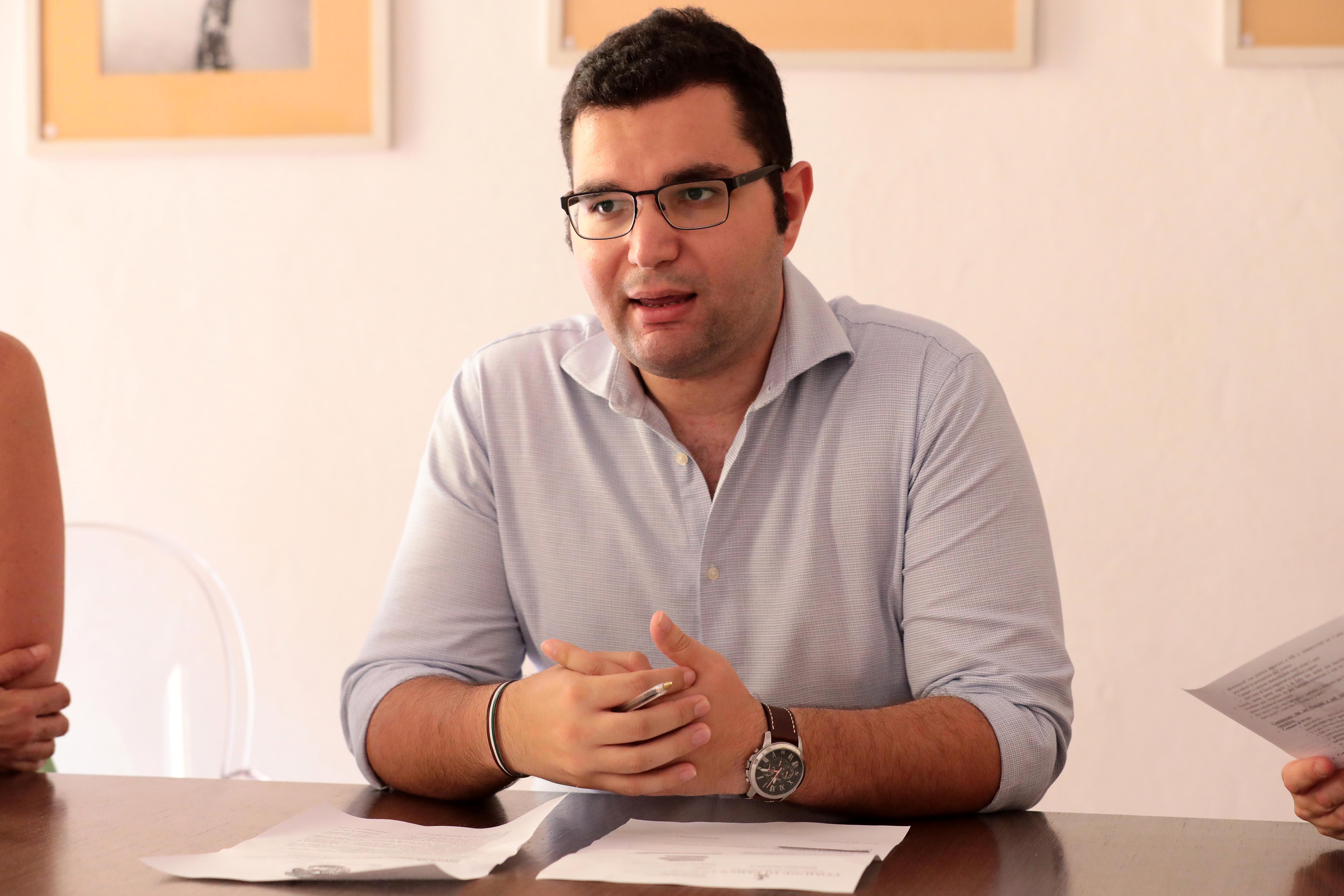 Il candidato sindaco del centrodestra Andrea Poggianti