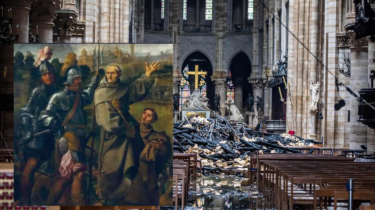 Notre Dame, Carpi in ansia per il dipinto di S. Bernardino simbolo della città