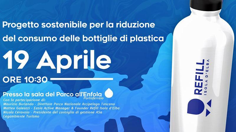Bottiglie ricaricabili per fermare la plastica, ecco Refill Isola d’Elba