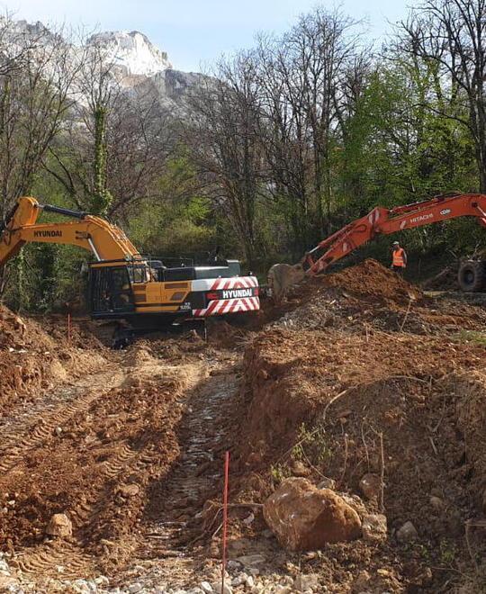 Iniziati i lavori per la strada alternativa