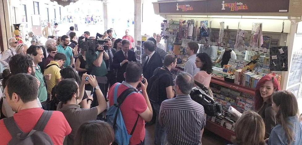 I ragazzi delle medie invadono il centro per dire no alle mafie 