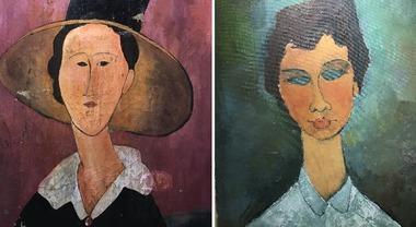 Sequestrati due falsi Modigliani, uno è di proprietà di una famiglia di Reggio Emilia