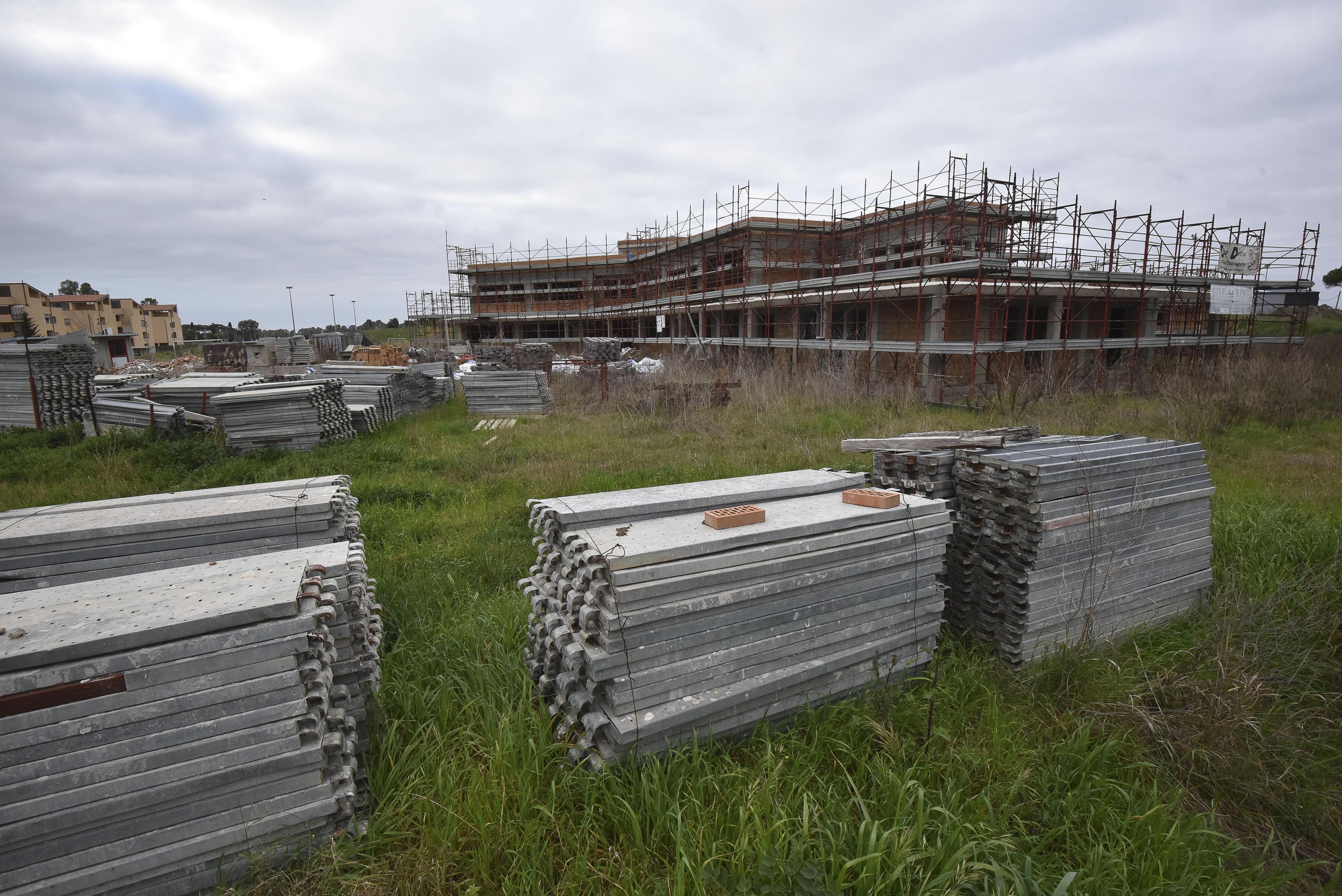 Un cantiere (archivio)