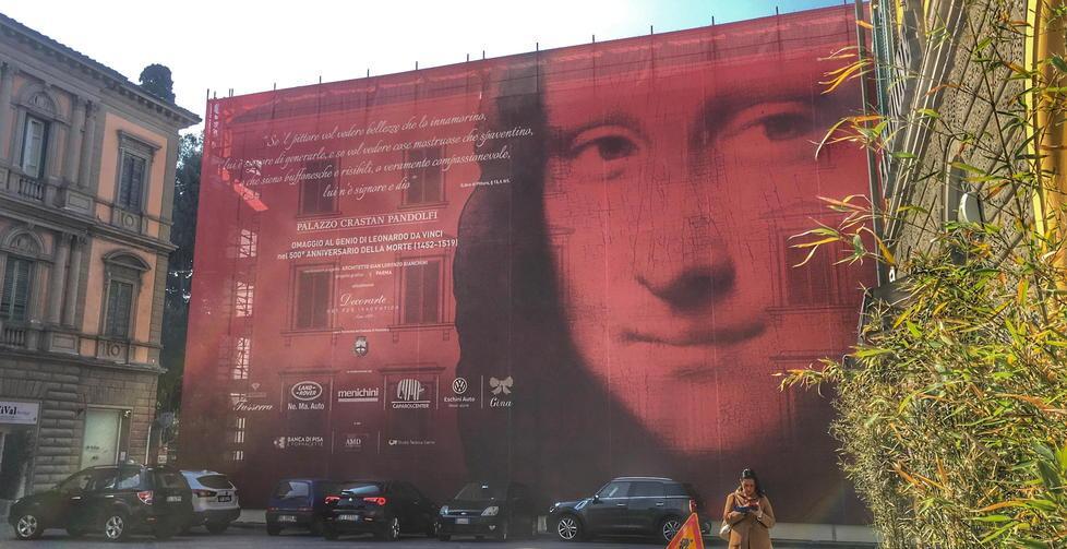 Palazzo Pandolfi sta risorgendo con un omaggio al genio di Leonardo