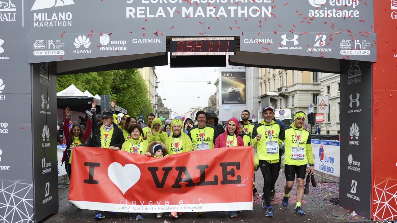 "I Love Vale" presente alla maratona di Milano