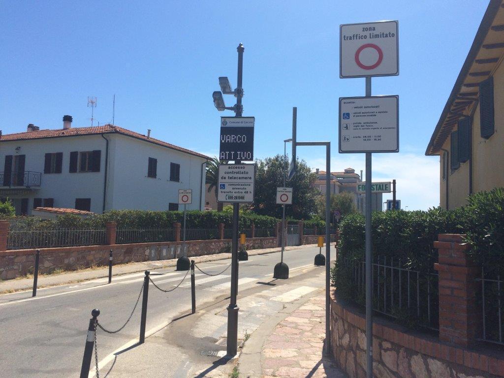 Sabato scatta la Ztl a Marina con 4 varchi, due nuove telecamere: multe da 83 euro