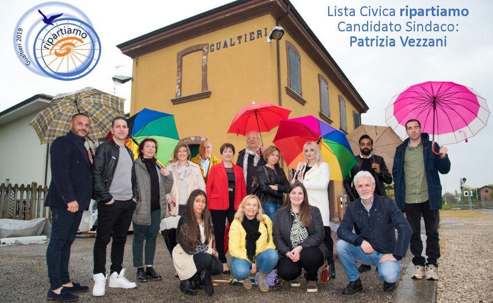“Ripartiamo” presenta la lista che candida Patrizia Vezzani