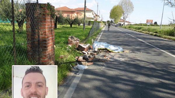 Schiacciato contro il muro da un’auto, muore a 37 anni