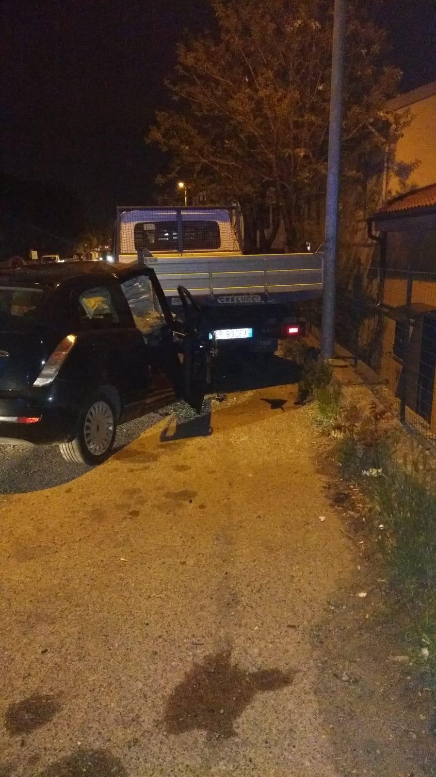 L'incidente rilevato dai militari di Stagno