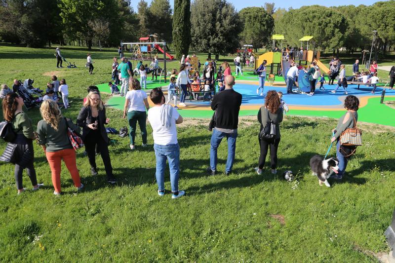 Inaugurata l'area giochi al Parco di Serravalle