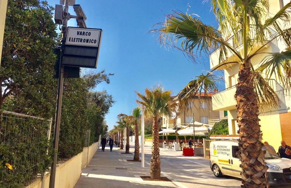 Il nuovo tratto di viale della Vittoria
