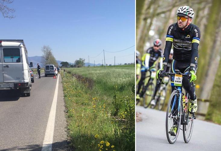 Gravissimo ciclista travolto da un’auto in fase di sorpasso