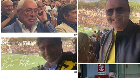 Petroni e Taverniti festeggiano la B con la Juve Stabia