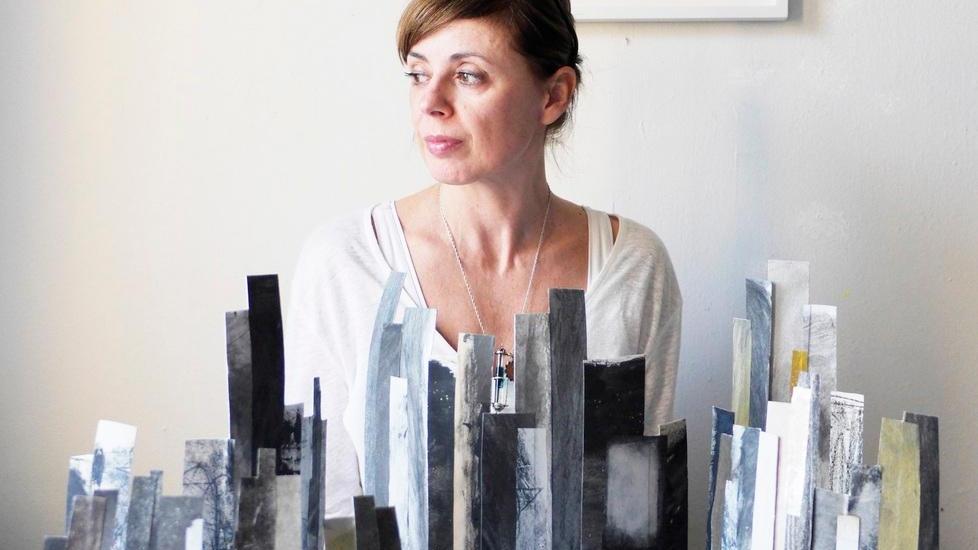 In mostra a Brooklyn con la sua arte “green”