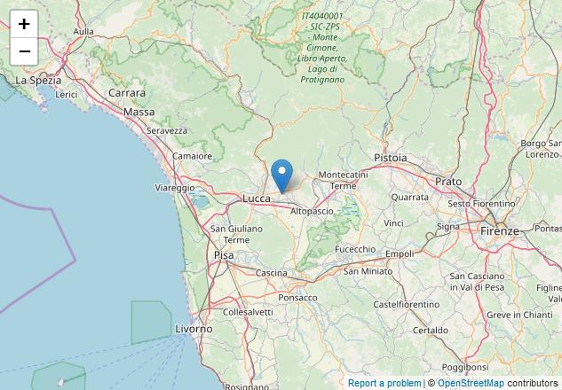 Lieve scossa di terremoto, epicentro a Capannori