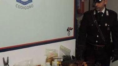 Aveva armi e munizioni in casa Arrestato e portato in carcere