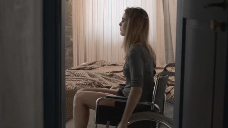 Rachele Risaliti in un'immagine del video "I Dei dell'Olimpo"