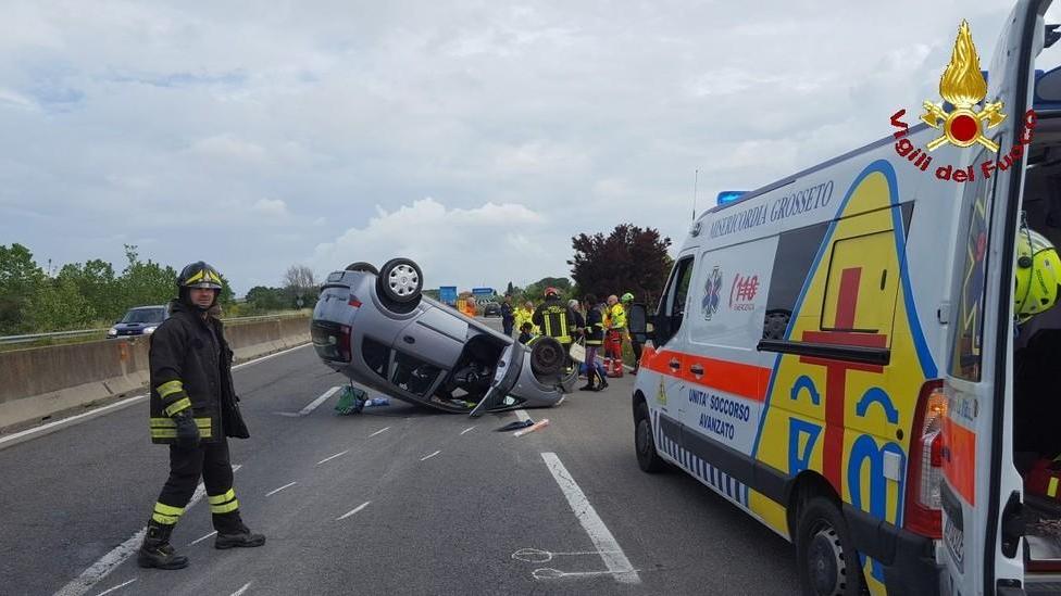 Un incidente sull’Aurelia avvenuto nel maggio del 2018