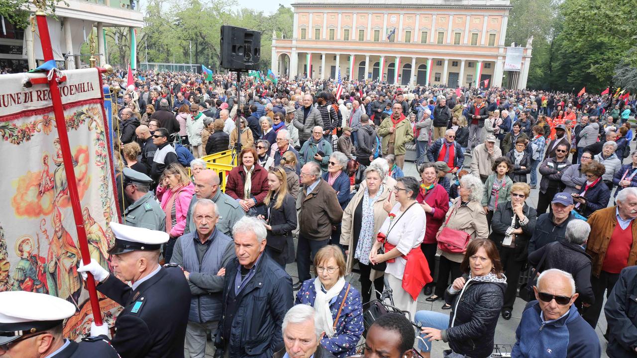 25 Aprile, in duemila in corteo a Reggio Emilia per la Festa della Liberazione