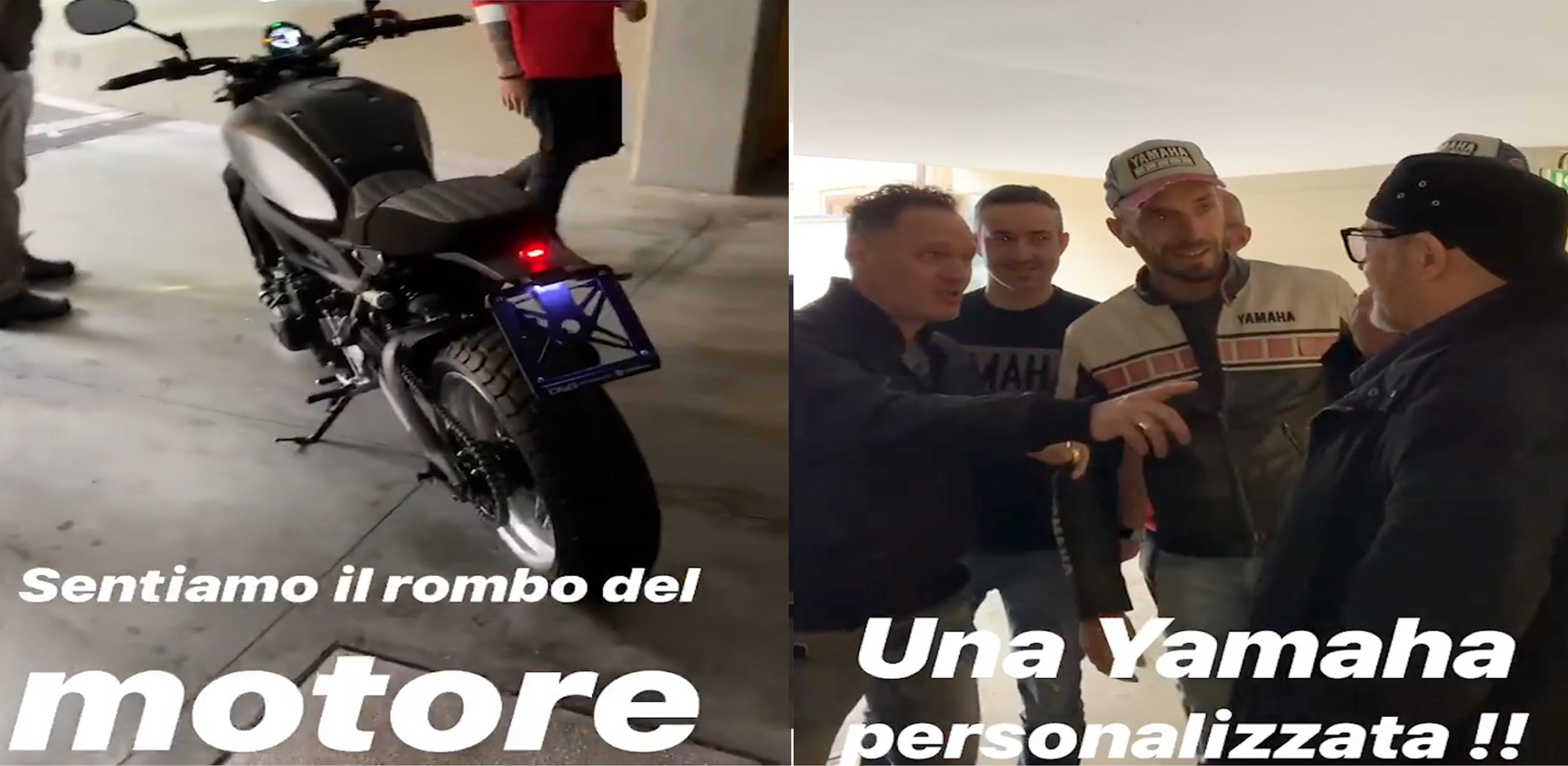C’è un altro Rossi in sella alla Yamaha Vasco fa il Valentino sulla moto modenese 
