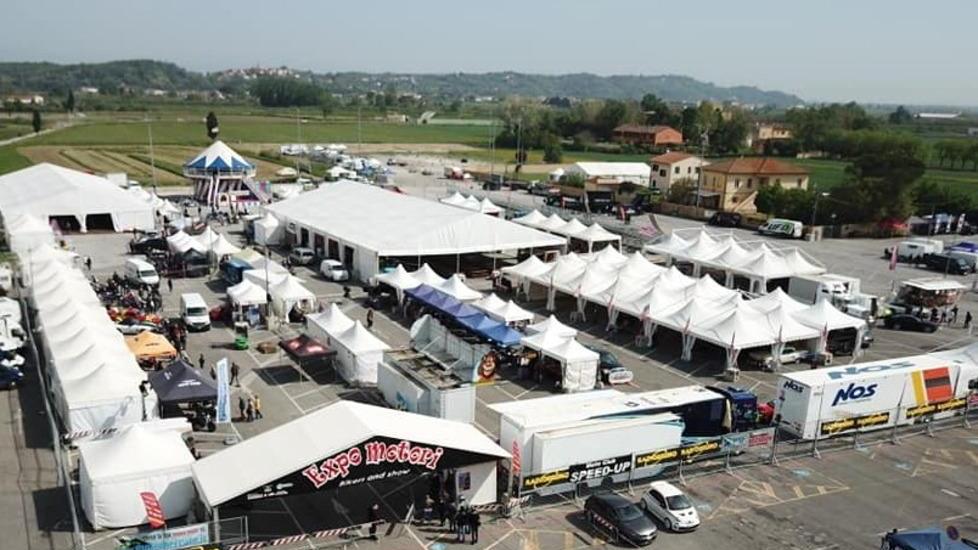 L’area attualmente occupata dall’ExpoMotori in cui si svolgerà il MiV Festival
